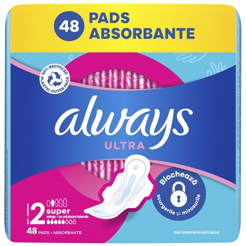 Podpaski ALWAYS Ultra Day Long Rozmiar 2 (48 sztuk)