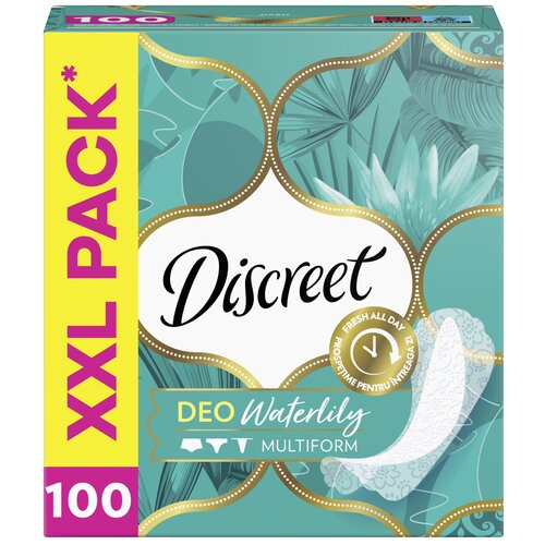 Wkładki higieniczne DISCREET Multiform Waterlily Normal (100 szt.)