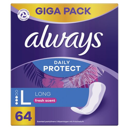 Wkładki higieniczne ALWAYS Daily Protect Long (64 sztuki)