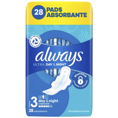 Podpaski ALWAYS Ultra Day & Night Rozmiar 3 (28 sztuk)