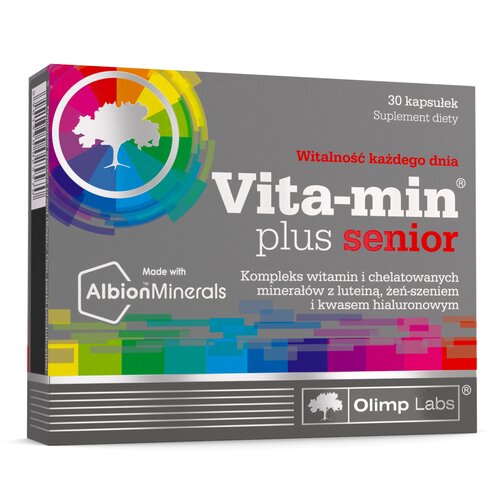 Kompleks witamin i minerałów OLIMP Vita-min Plus Senior (30 kapsułek)