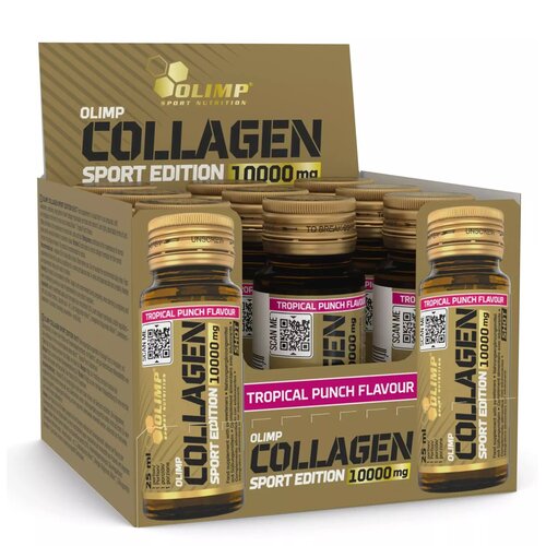 Kolagen OLIMP Collagen Sport Edition Shot Tropikalny (9 x 25 ml)