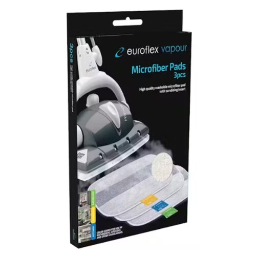 Ściereczki podłogowe EUROFLEX z mikrofibry do mopa VAPOUR 3 szt