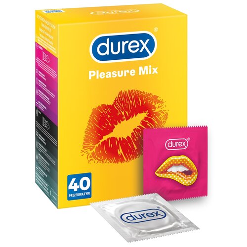 Prezerwatywa DUREX Pleasure Mix (40 szt.)