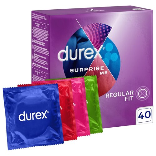 Prezerwatywa DUREX Surprise Me Mix (40 szt.)