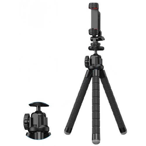 Statyw APEXEL APL-JJ025 + Adapter GoPro Czarny