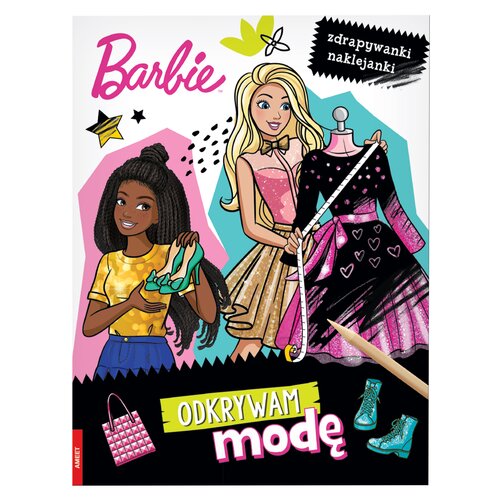 Zdrapywanka Barbie Odkrywam modę (miękka okładka)