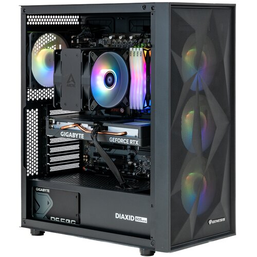 Komputer MAD DOG DIAXID605-I02WR32 i5-14400F 32GB RAM 1TB SSD GeForce RTX4060 DLSS 3 Wi-Fi Windows 11 Home