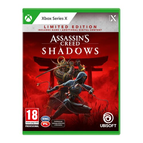 Assassin's Creed Shadows - Edycja Limitowana Gra XBOX SERIES X + Steelbook