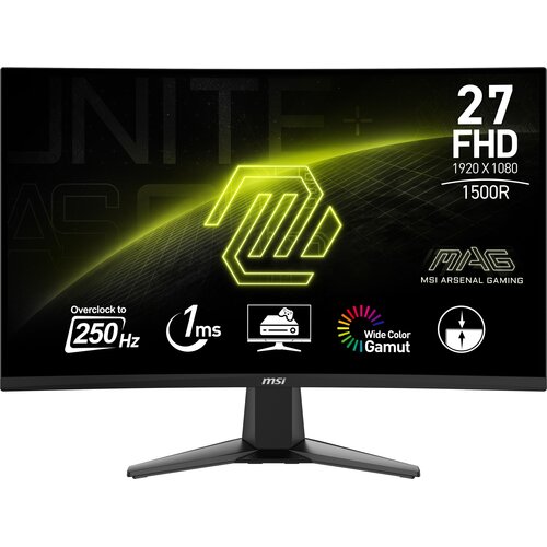 Monitor MSI MAG 27C6X 27" 1920x1080px 250Hz 1 ms [MPRT] Curved