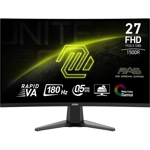 Monitor MSI MAG 27C6F 27" 1920x1080px 180Hz 0.5 ms [GTG] Curved