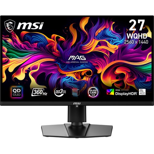 Monitor MSI MAG 271QPX 26.5" QD-OLED 2560x1440px 360Hz 0.03 ms [GTG]