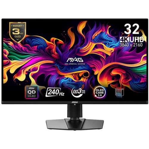 Monitor MSI MAG 321UPX 31.5" QD-OLED 3840x2160px 240Hz 0.03 ms [GTG]