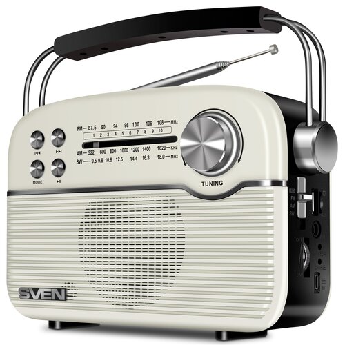 Radio SVEN SRP-500 Analogowe Przenośne Biały