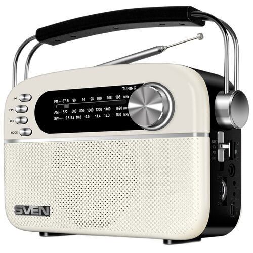 Radio SVEN SRP-505 Analogowe Przenośne Biały