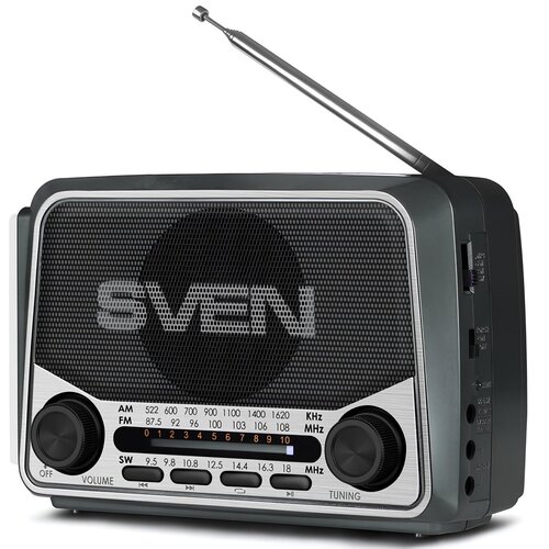 Radio SVEN SRP-525 Analogowe Przenośne Szary