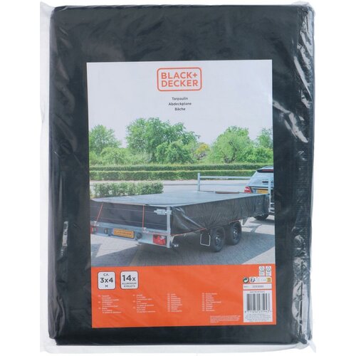 Plandeka na przyczepkę BLACK&DECKER 871125223594 300 x 400 cm