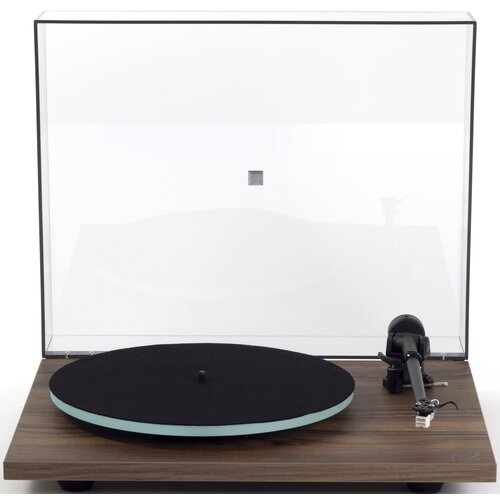 Gramofon REGA Planar 2 Orzech, Manualny, Napęd paskowy, Wkładka Rega, Pokrywa w zestawie, Prędkość odtw. 33 1/3,45 obr./min