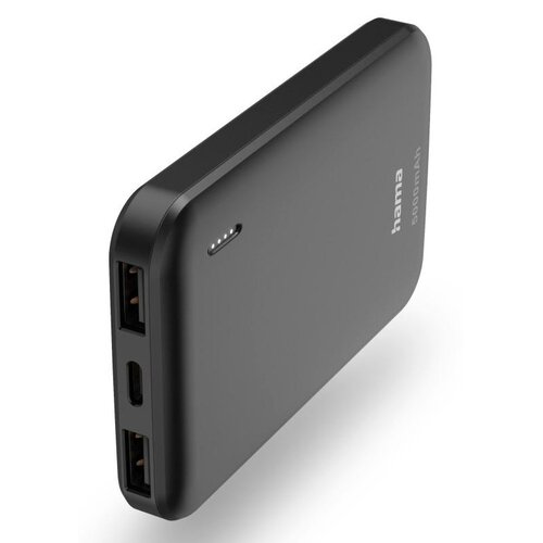 Powerbank HAMA Pocket 5 5000 mAh Antracyt