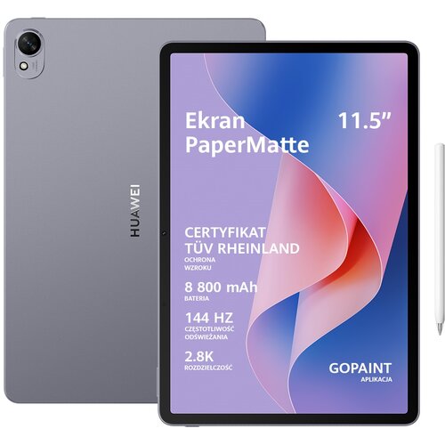 Tablet HUAWEI MatePad 11.5"S 8/256 GB Wi-Fi Szary + Rysik