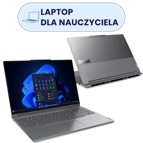 Laptop LENOVO ThinkBook 16p G5 IRX 16" IPS i9-14900HX 32GB RAM 1TB SSD GeForce RTX4060 DLSS 3 Windows 11 Professional