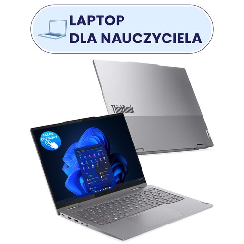 Laptop LENOVO ThinkBook 14 2-in-1 G4 IML 14" IPS Ultra 5-125U 16GB RAM 512GB SSD Windows 11 Professional, Funkcje AI