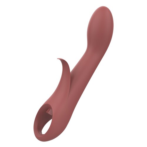 DREAM TOYS Nude Sierra G-Spot Duo wibrator do punktu G ze stymulacją łechtaczki