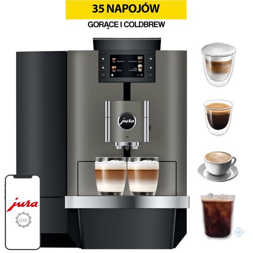 Ekspres JURA X10 Dark Inox (EA) Profesjonalny (Cold Brew)