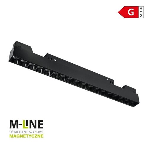 Reflektor szynowy DPM M-Line MTL-SPL-18W-B Czarny