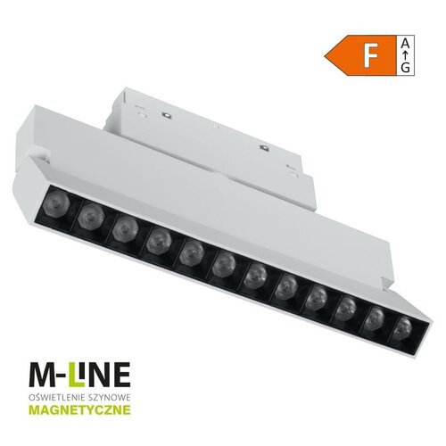 Reflektor szynowy DPM M-Line MTL-ZDSP-12W-W Biały