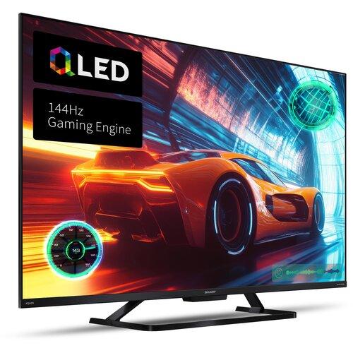 Telewizor SHARP 43GR8765E 43" QLED 4K 144Hz Google TV Dolby Atmos Dolby Vision HDMI 2.1