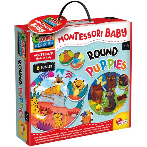 Puzzle LISCIANI Montessori Baby Okrągłe puzzle 304-106004 (42 elementy)