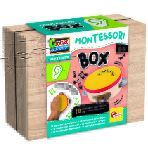 Zabawka tamburyn LISCIANI Montessori Box Słuch 304-105489