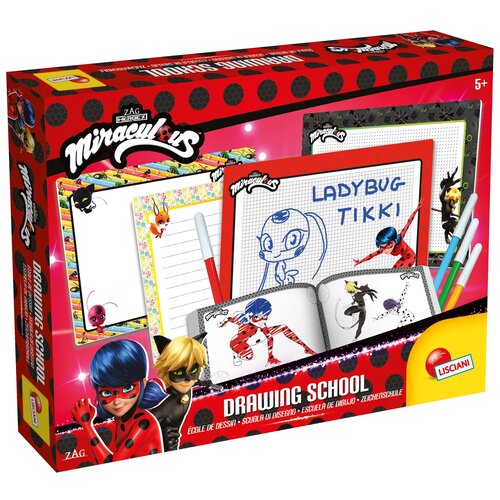 Zestaw edukacyjny LISCIANI Miraculous Ladybug Szkoła rysowania 304-96923