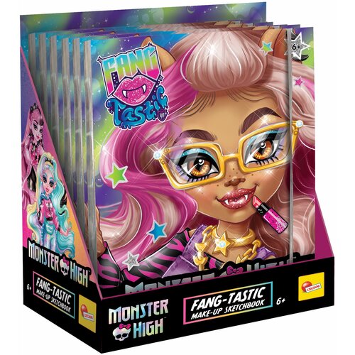 Zestaw kreatywny LISCIANI Monster High Sketchbook Fantastic Make-Up 304-12952