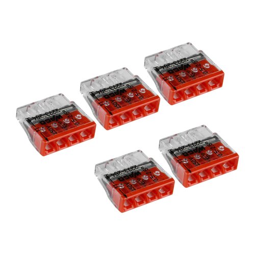 Zestaw szybkozłączek instalacyjnych DPM BMSZW14 4 x 0.5-2.5 mm2 Drut (5 szt.)