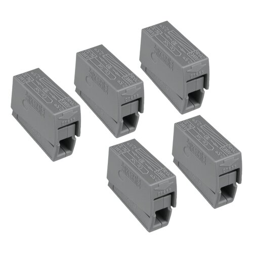 Zestaw szybkozłączek oświetleniowych DPM BMSZW21 1 x 0.5-2.5 mm2 (5 szt.)