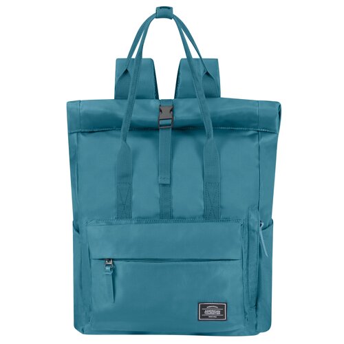 Plecak na laptopa AMERICAN TOURISTER Urban Groove UG25 Roll-Top 15.6 cali Breeze Blue Niebieski
