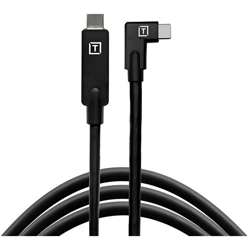 Kabel do tetheringu USB-C - USB-C TETHER TOOLS TetherPro Right Angle 4.6m, 5 Gb/s, 60W Czarny