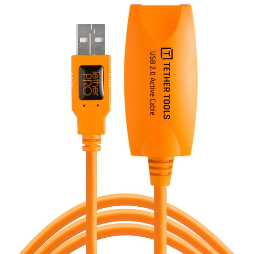Kabel do tetheringu USB - USB 2.0 TETHER TOOLS Pro 5m Pomarańczowy