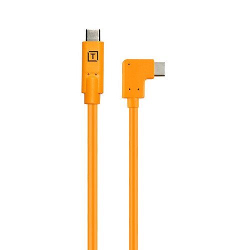 Kabel do tetheringu USB-C - USB-C TETHER TOOLS Pro 0.5 m 10 Gb/s Pomarańczowy