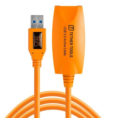 Kabel do tetheringu USB - USB 3.0 TETHER TOOLS Pro 5m Pomarańczowy