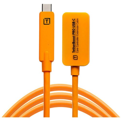 Kabel do tetheringu USB-C - USB-C Core TETHER TOOLS Boost Pro 5m, 10 Gb/s Pomarańczowy