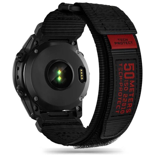 Pasek TECH-PROTECT Scout Pro do Garmin Fenix 3/5X/3HR/5X Plus/6X/6X Pro/7X Czarny