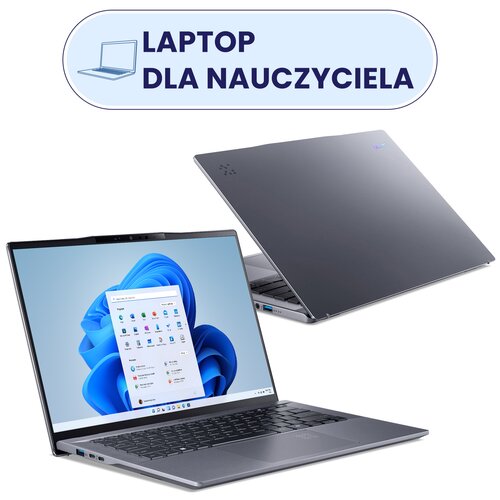 Laptop ACER Swift Go 14 AI SFG14-01-X4XP 14.5" IPS Snapdragon X Plus 16GB RAM 512GB SSD Windows 11 Home