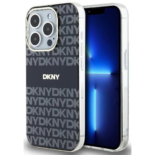 Etui DKNY Hardcase IML Mono & Stripe do Apple iPhone 13/13 Pro Czarny