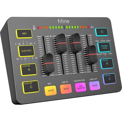 Mikser audio FIFINE SC3 Czarny