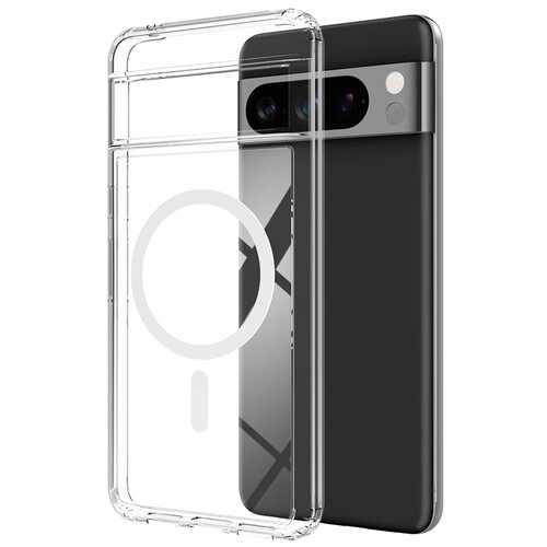 Etui TECH-PROTECT Airflex MagSafe do Google Pixel 8 Pro Przezroczysty