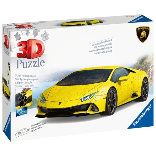 Puzzle 3D RAVENSBURGER Lamborghini Huracán Evo 11562 (156 elementów)