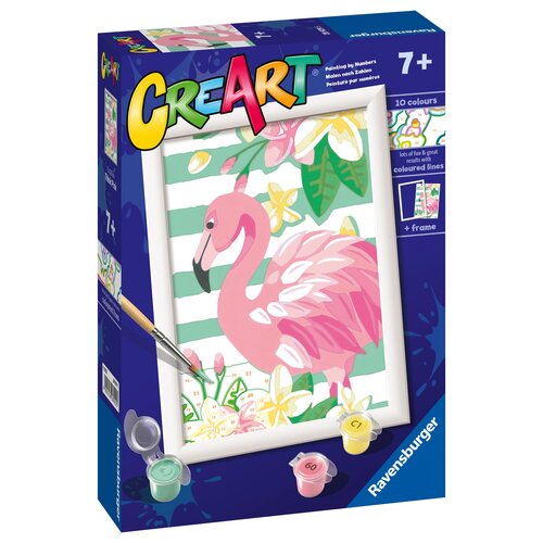 Malowanie po numerach RAVENSBURGER CreArt Różowy flaming 28929